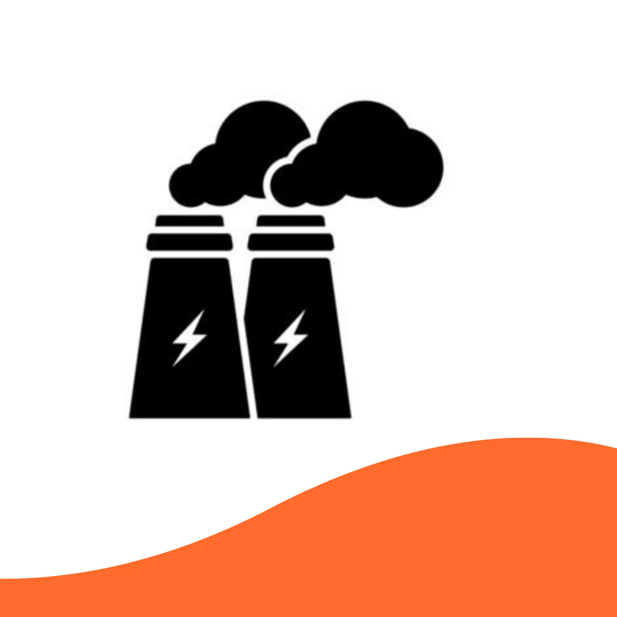 manufacturing power plant logo